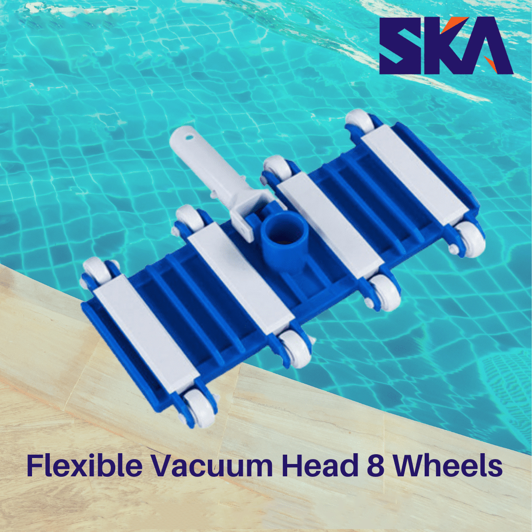 Flexible Vacuum Head 8 Wheels